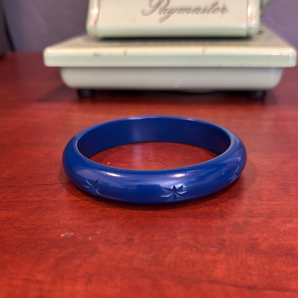 Splendette Blue Starburst Bangle